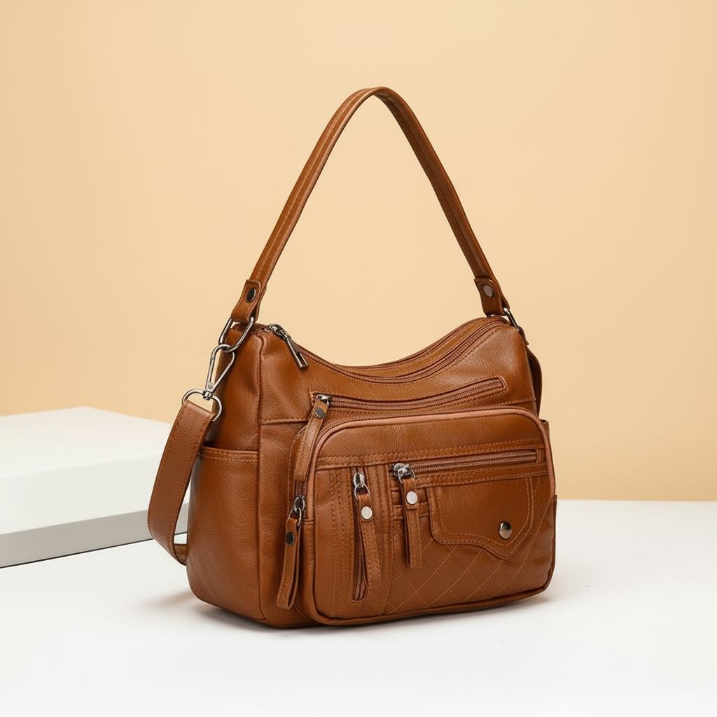 Vera | Fashion Multi Zipper Crossbody Bag