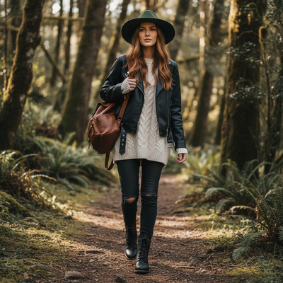 Verity | Leather Lace-Up Boots