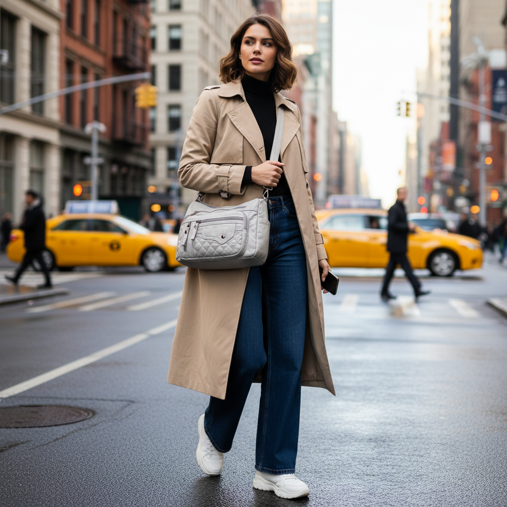 Vera | Fashion Multi Zipper Crossbody Bag